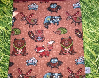 Bolsa impermeable “Animales del Bosque”