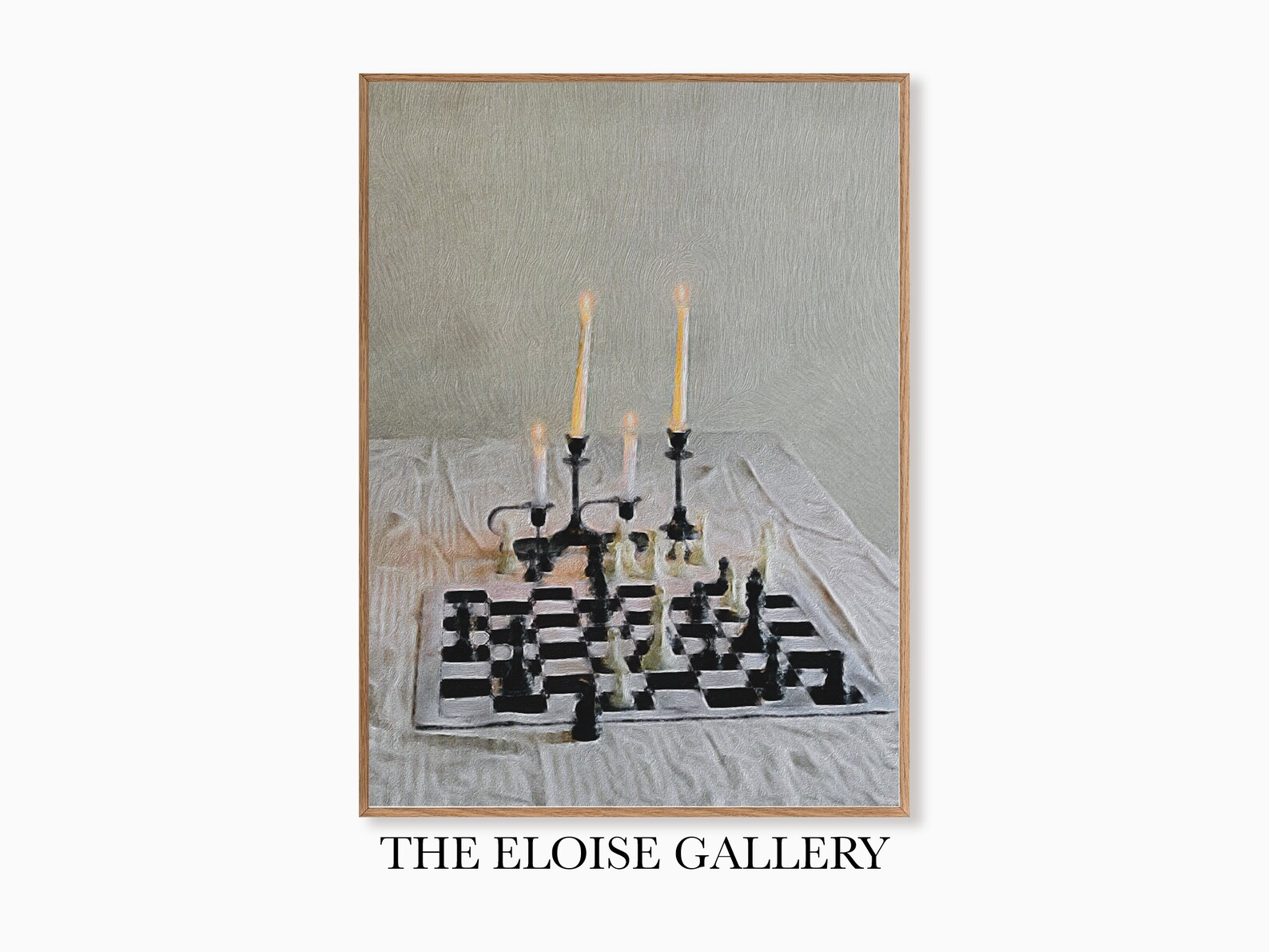 Checkmate Painting Printable Painting Fine Art Collective Etsy