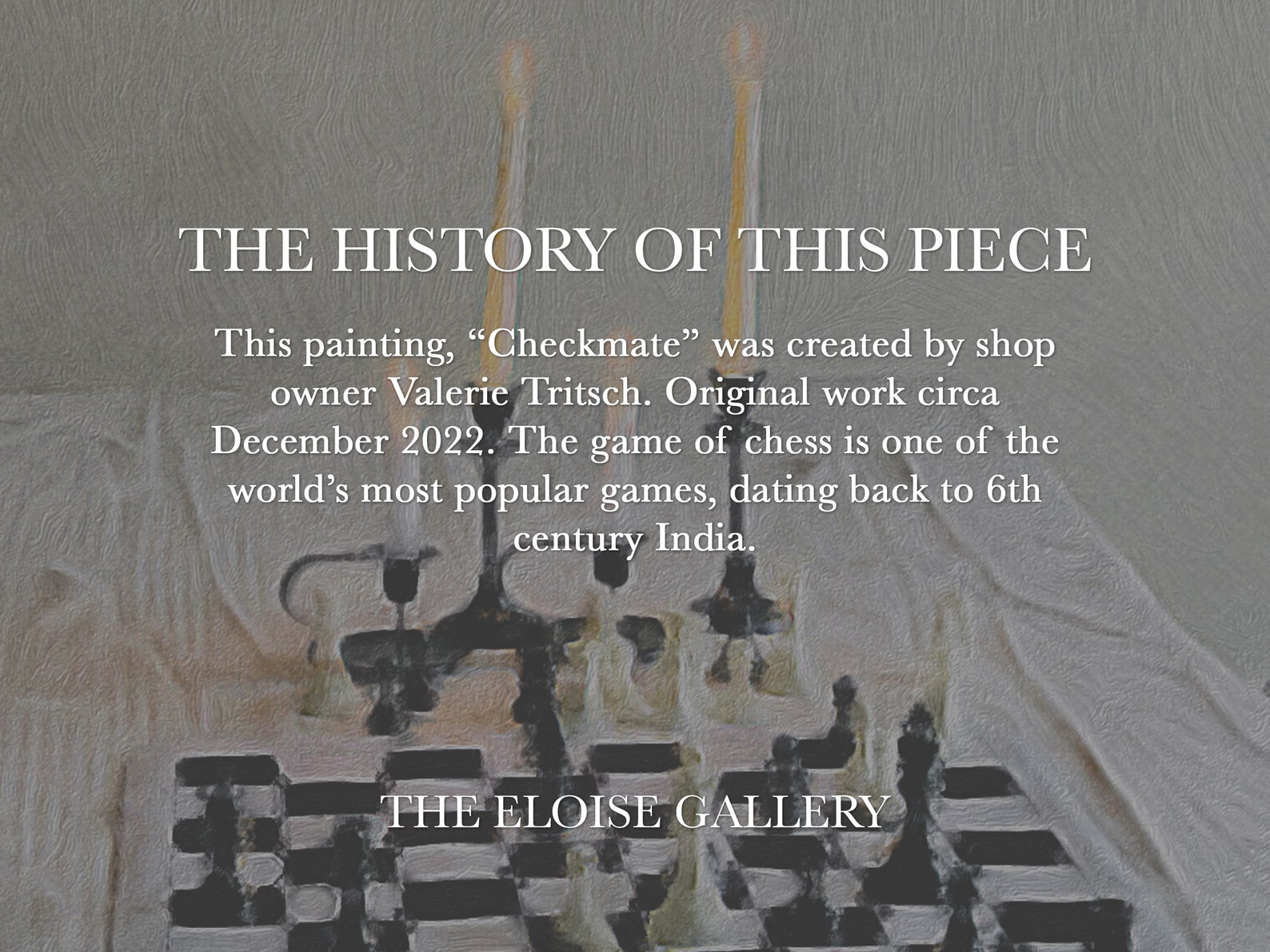 Checkmate Painting Printable Painting Fine Art Collective Etsy