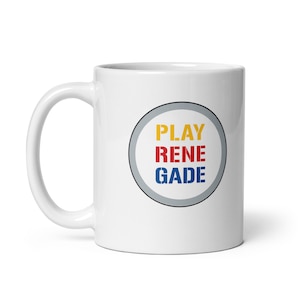 Pittsburgh Steelers PLAY RENEGADE White Glossy Mug