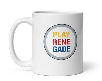 Pittsburgh Steelers PLAY RENEGADE White Glossy Mug