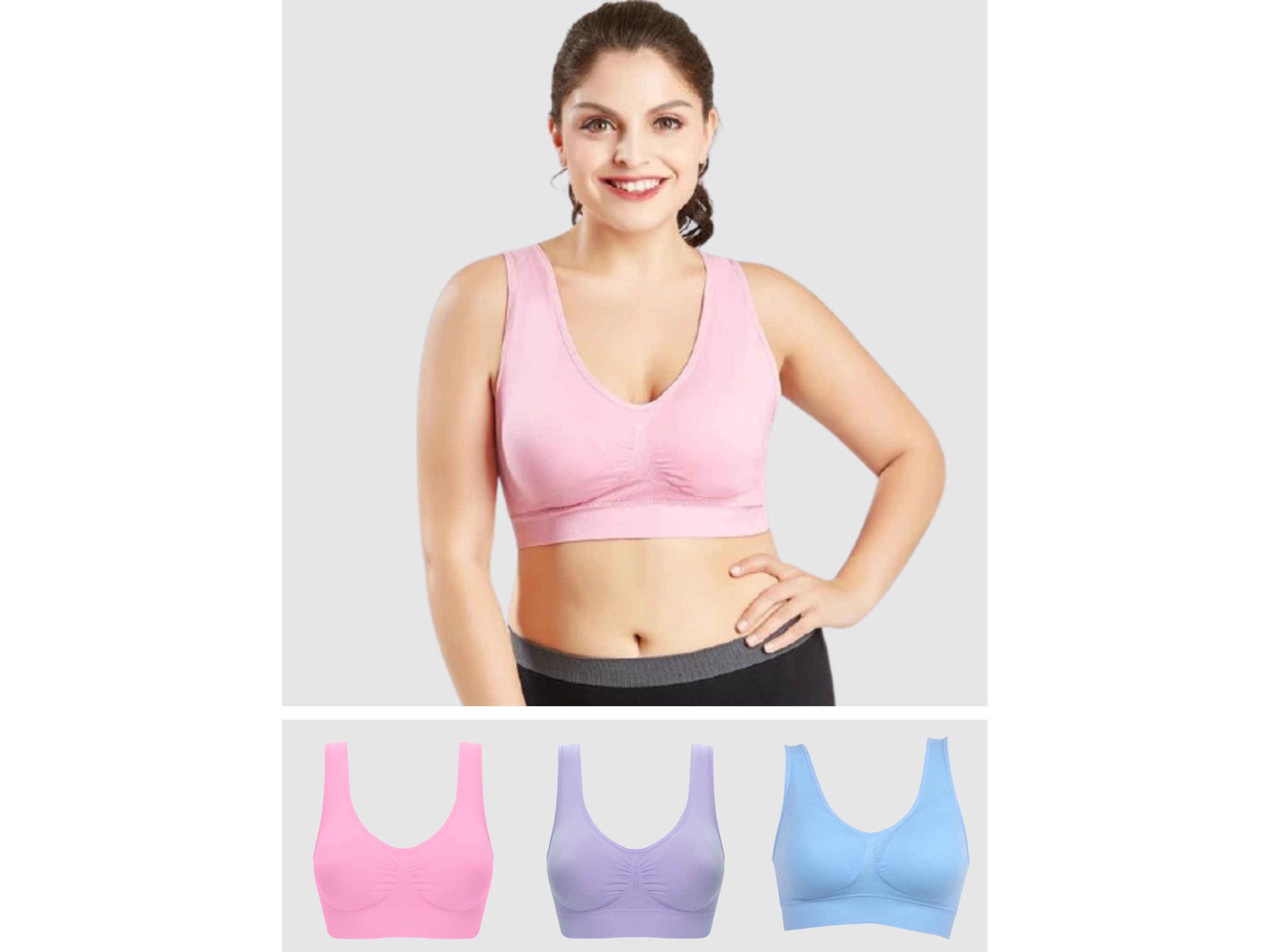 Buy 2 Get 1 Free Item, Faux Leather Bralette Bra for Women Plus Size XL XXL  Available 