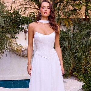champagne red dress A-Line Strapless Tulle Long Prom Dress with Tiered Ruffles