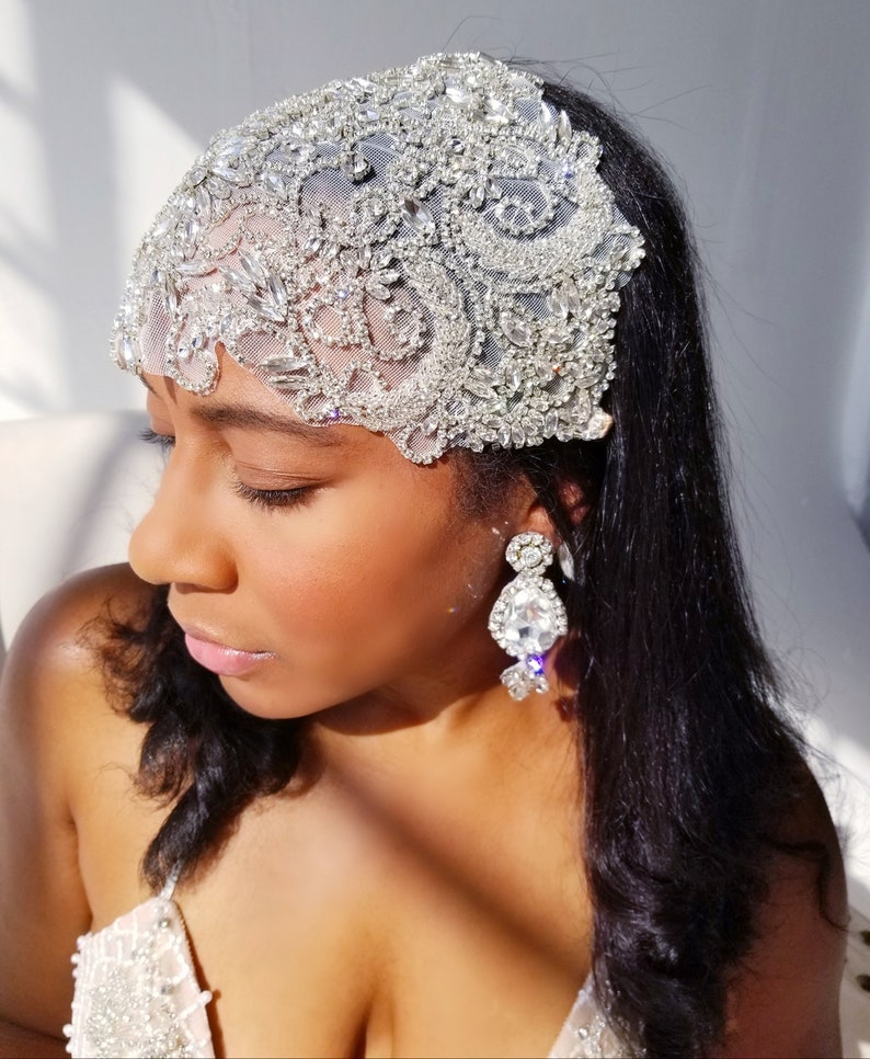 1920s crystal headpiece