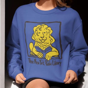 Bluza New York Library Unique Find Unisex Bookworm Idealny prezent