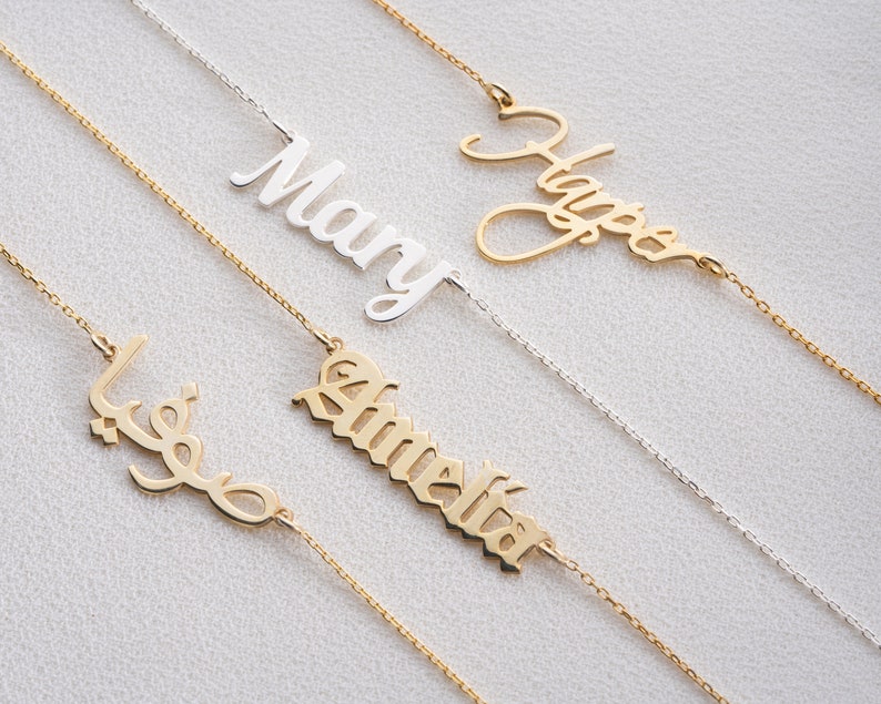 Gold Name Anklet with Birthstone, Personalised Name Anklet, May Birthstone Jewelry, Dainty Summer Jewellery image 3