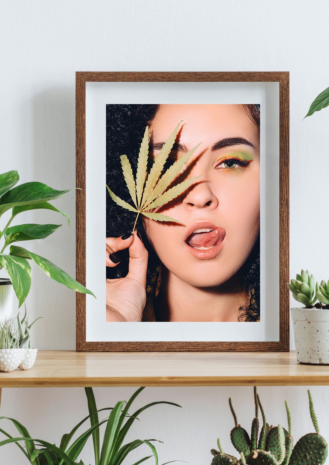 Weed Wall Art, Weed Cafe Art, Cannabis Wall Art, Weed Poster, Stoner