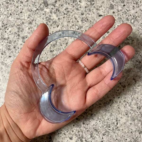 Mouth gag. Lip spreader. Dental mouth guard. C shape mouth spreader. Bondage BDSM Adult toy.