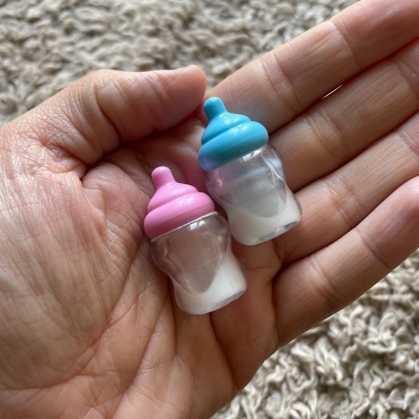 Babyflasche für Mikro Frühchen Rebornpuppen, Puppenzubehör, Rebornpuppenflasche, Reborn Accessoires, magische Milch, Puppenhaus