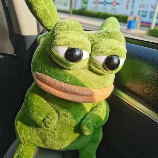 pepe frog plush toy