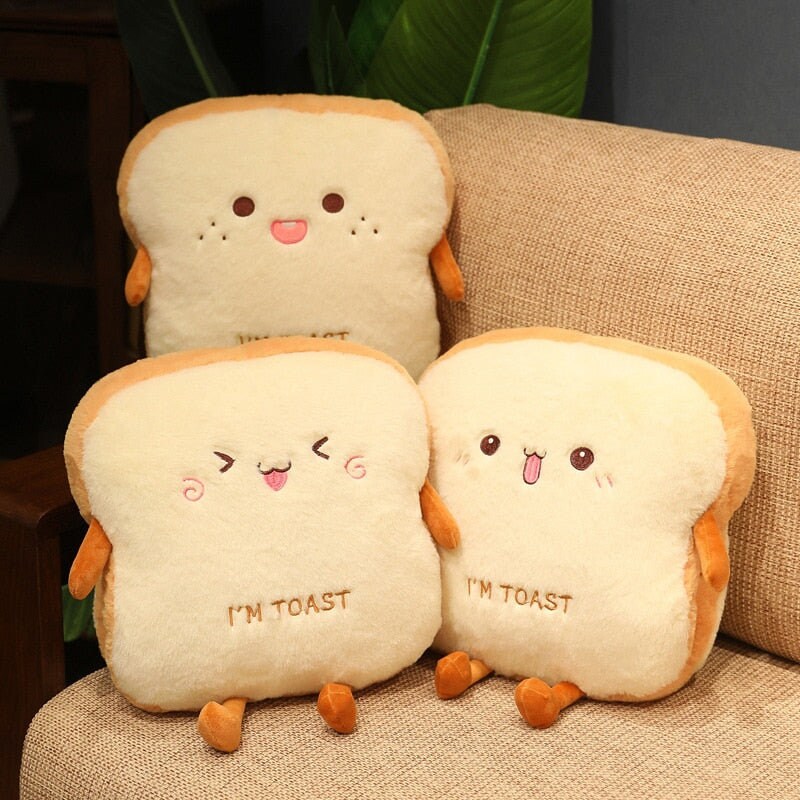 toast bread plush