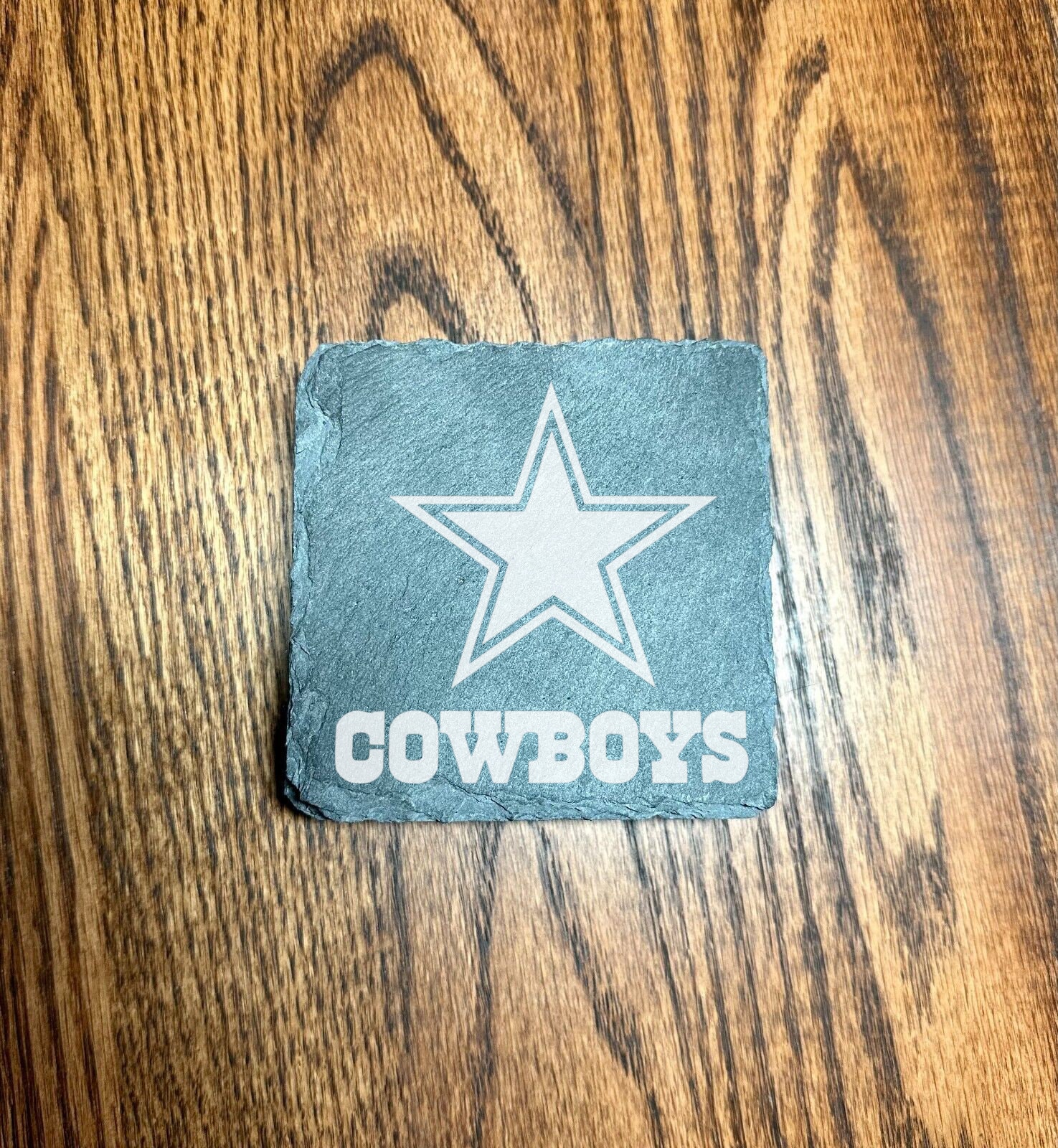Dallas Cowboys Slate Coasters set of 4 Square Coasters Etsy