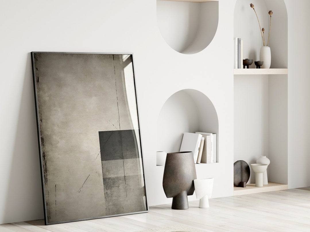 Kaaba Art Minimalist Wabi Sabi Poster Giclée Fine Art Abstract Macca ...