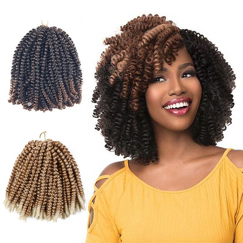 Passion Twist Crochet Cheveux Synthétiques Bouclés Tressage Extensions De  Cheveux Pour Les Femmes Printemps Torsion Tresses - Temu France