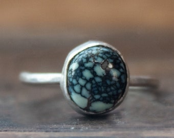 Poseidon Variscite Ring Size 7.5