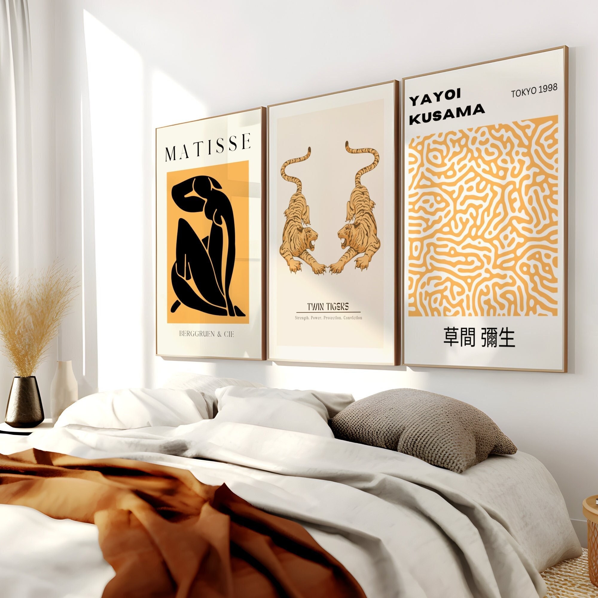 Set of 3 Prints Yayoi Kusama Poster - Etsy