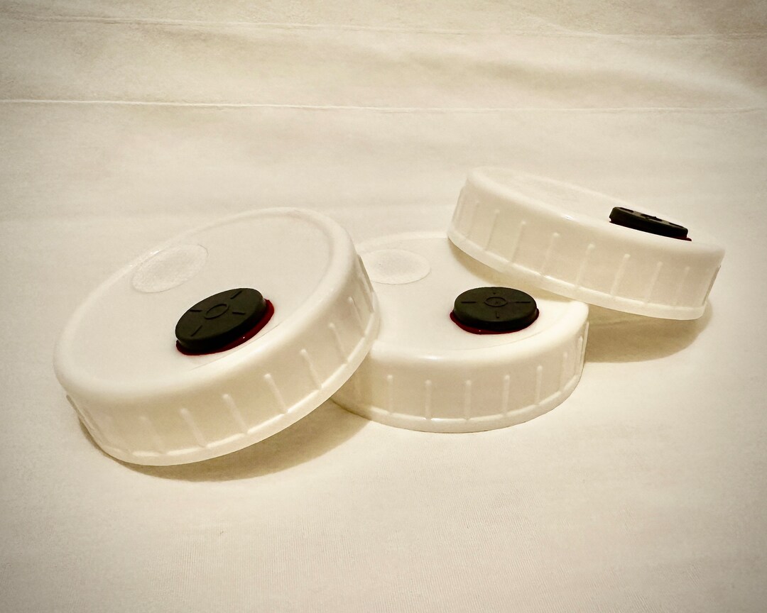 Mushroom Grow Jar Lids 3 Pack Etsy