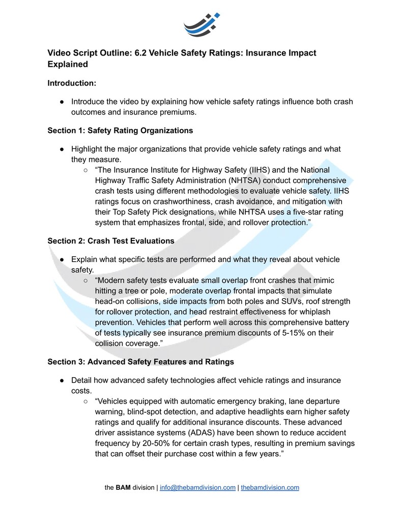 150 Video Script Template Outlines for Auto Insurance Brokers: DFY ...