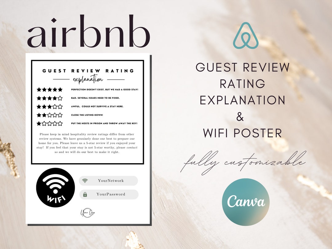 Airbnb Guest Review Rating Explanation for Hosts, 5 Star Review