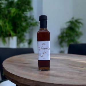 Handcrafted Gourmet Vanilla Syrup (8 oz)
