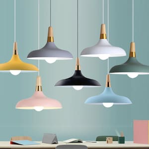 Nordic Modern Handmade Pendant Lights - Iron Construction, LED Lighting, Switch Control - Perfect for Kitchen, Dining, & Living Rooms