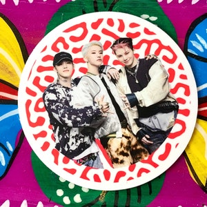 SEVENTEEN cheers equipo vinilo pegatina - Scoups, Hoshi, Woozi pegatina de vinilo impermeable para ordenador portátil, botella de agua, diario, etc.
