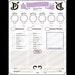 Tiefling Dnd 5e Character Sheet, Dungeons and Dragons Stat Sheet, Dnd ...
