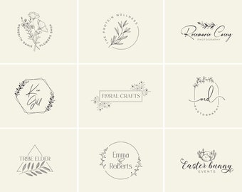 Logo Design | Custom Logo Design | Floral Logo | Photography Logo | Minimalist Logo | Hand Drawn Logo | New Business Logo | Bakery Logo |