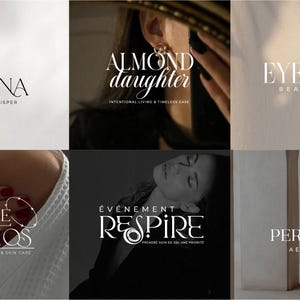 Eu criarei um logotipo personalizado para sua empresa | Criador de logotipo profissional | Criação de logotipo | Logotipo de fotografia feminina | Kit de branding
