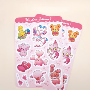 Valentinstag | Sticker Bogen