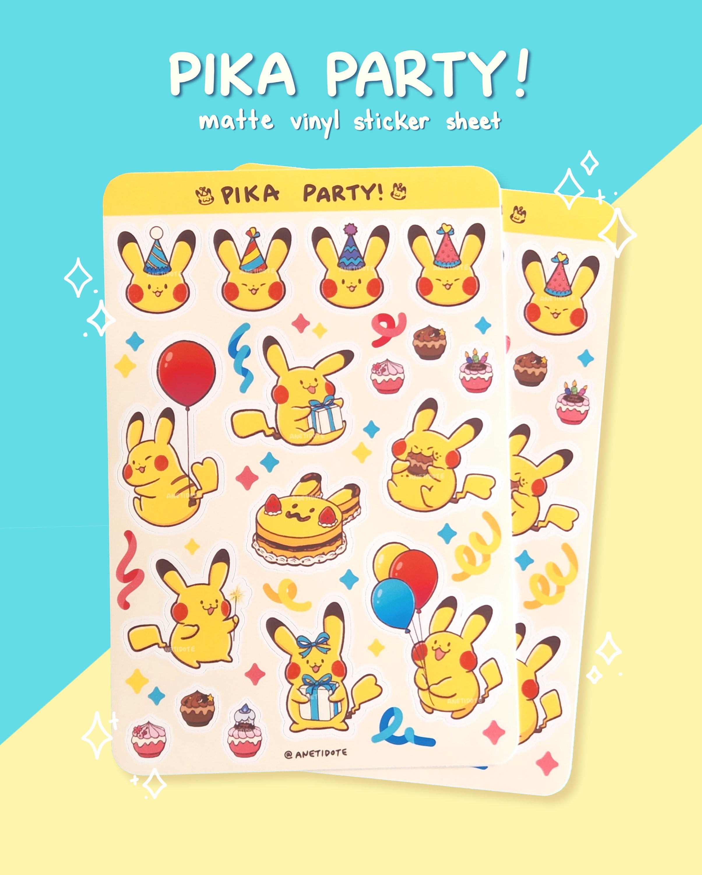 Pikachu Stickers 