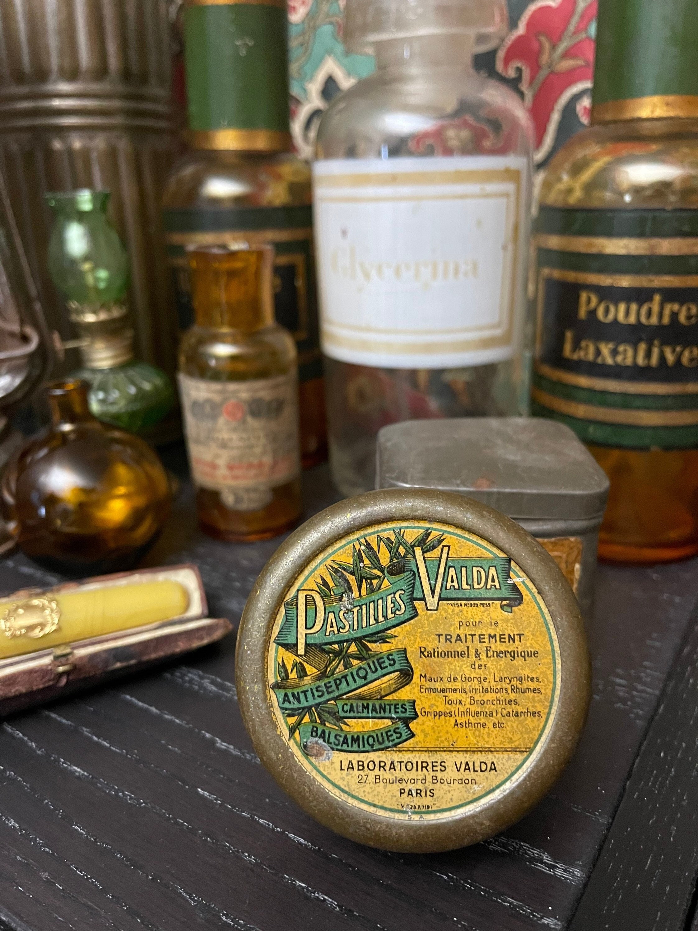 Anciens Flacons d'apothicaire en verre (5) - Verre