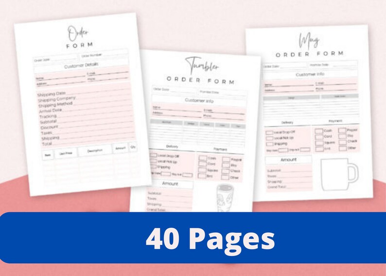 Craft Business Planner Printable Planner Small Business Etsy