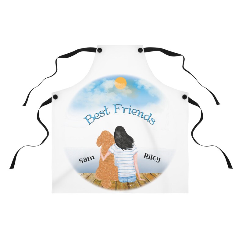 Best Friends A Girl and Her Goldendoodle Labradoodle, Goldendoodle