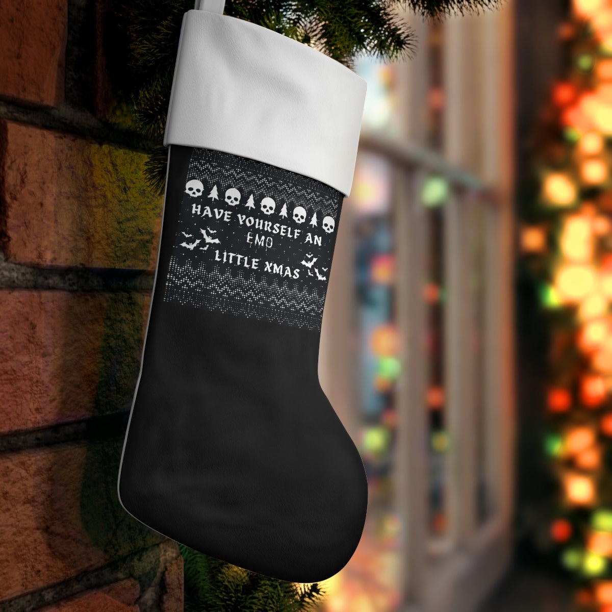 Have Yourself an Emo Little Christmas Holiday Stocking - Etsy