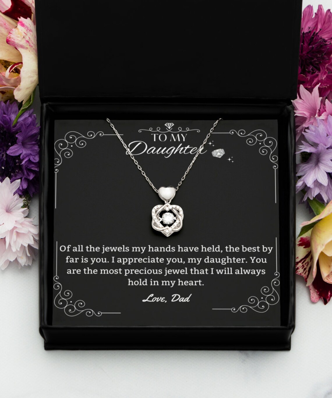 Daughter Necklace From Dad Daughter Necklace Necklace for Etsy