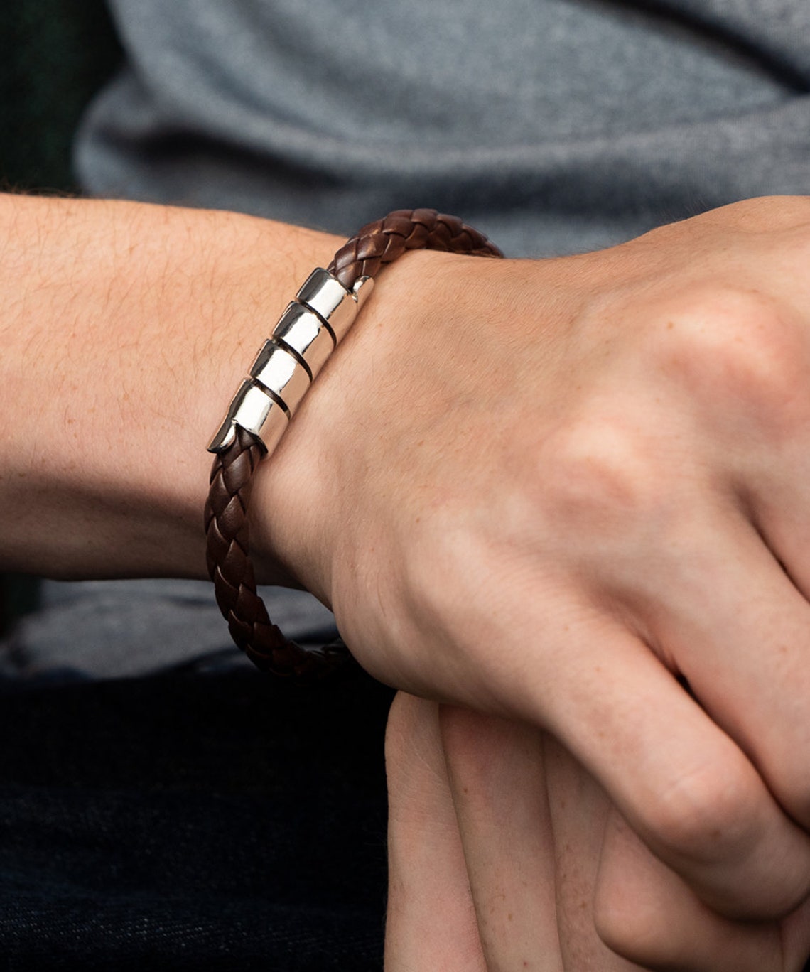 To My Husband Gift, Vegan Leather Bracelet, Gifts for Husband From Wife, to My Husband Bracelet