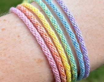 The Pastel Collection Friendship Bracelets - Pastel Rainbow