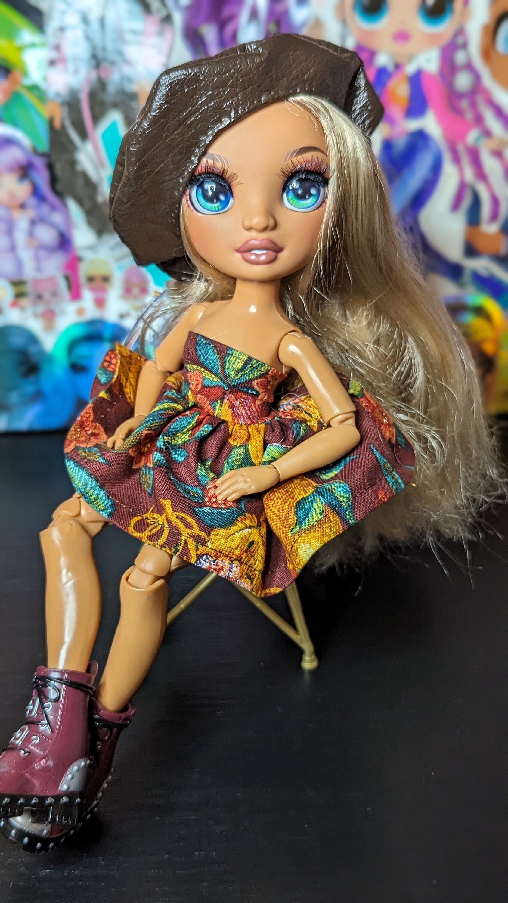 Custom Restyled Rainbow High Doll Georgia Bloom - Etsy