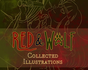 Red & Wolf Collected Illustrations Zine