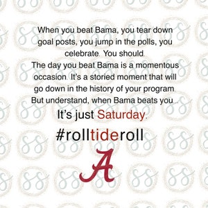 It’s Just Saturday | Roll Tide | Alabama Sublimation Design Digital Download
