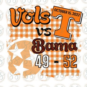 Vols Beat Bama | Sublimatie Design Digital Download | Png