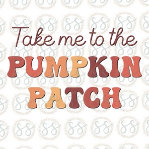 Pumpkin Patch | Sublimation Design Digital Download | PNG