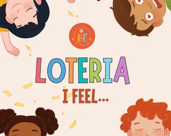 Emotionen Loteria Spiel für Kleinkinder (Digitaler Download)