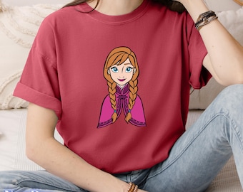 Elsa and Anna Comfort Colors Shirt, Frozen Sisters Matching Tee, Princess Anna Birthday Gift