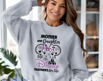 Mother and Daughter Best Disney Partners Sweatshirt, Mothers Day Gift