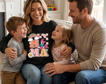 Minnie Mouse Mama Sweatshirt, Retro Mother's Day Gift