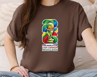 2026 World Cup Comfort Colors T-Shirt, Retro Soccer Fan Tee