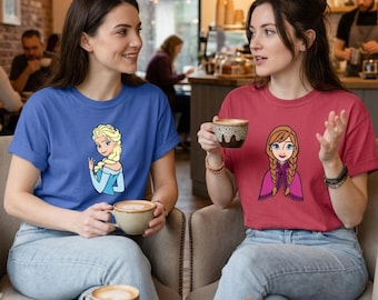 Custom Comfort Colors Elsa T-Shirt, Frozen Friend Tee