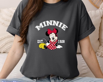 Retro Mickey est 1928 Comfort Colors T-Shirt, Disney Squad Tee, Epcot 1982 Gift